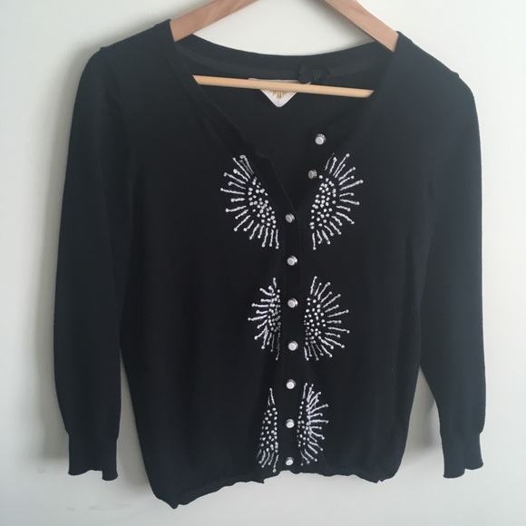 Anthropologie | HWR Monogram French Knot Sweater M - Picture 2 of 7